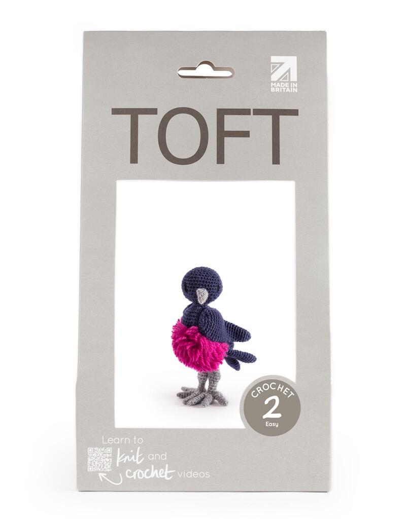 Travis the Pink Robin Crochet Kit - homesewn