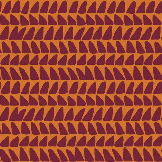 Triangles - Orange - Swatch Book - homesewn