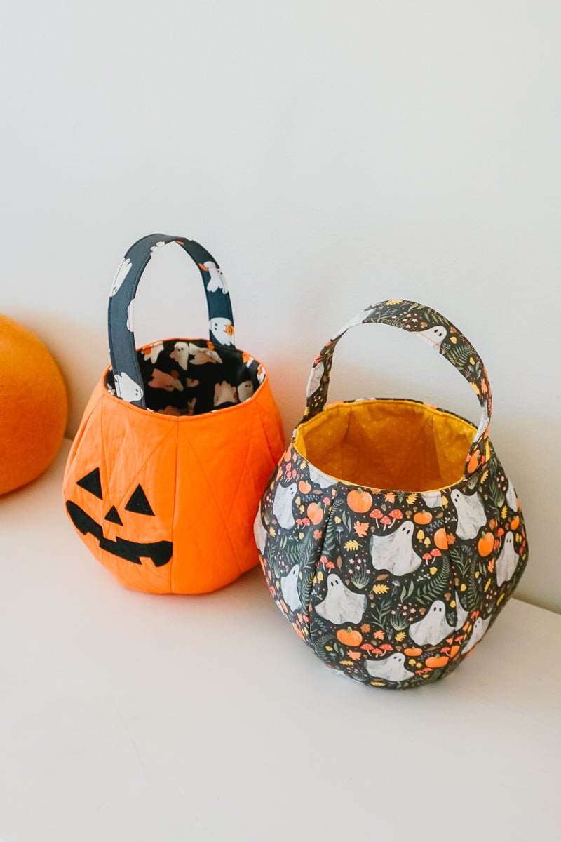 Trick or Treat Basket Sewing Pattern - PDF PATTERN - homesewn