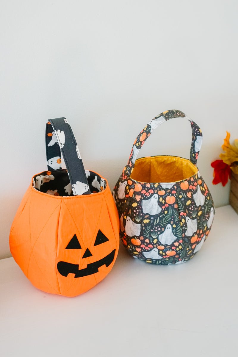 Trick or Treat Basket Sewing Pattern - PDF PATTERN - homesewn
