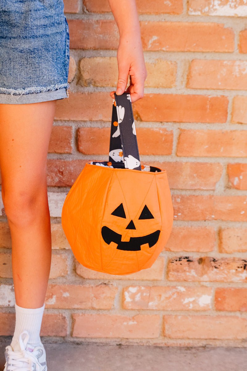 Trick or Treat Basket Sewing Pattern - PDF PATTERN - homesewn