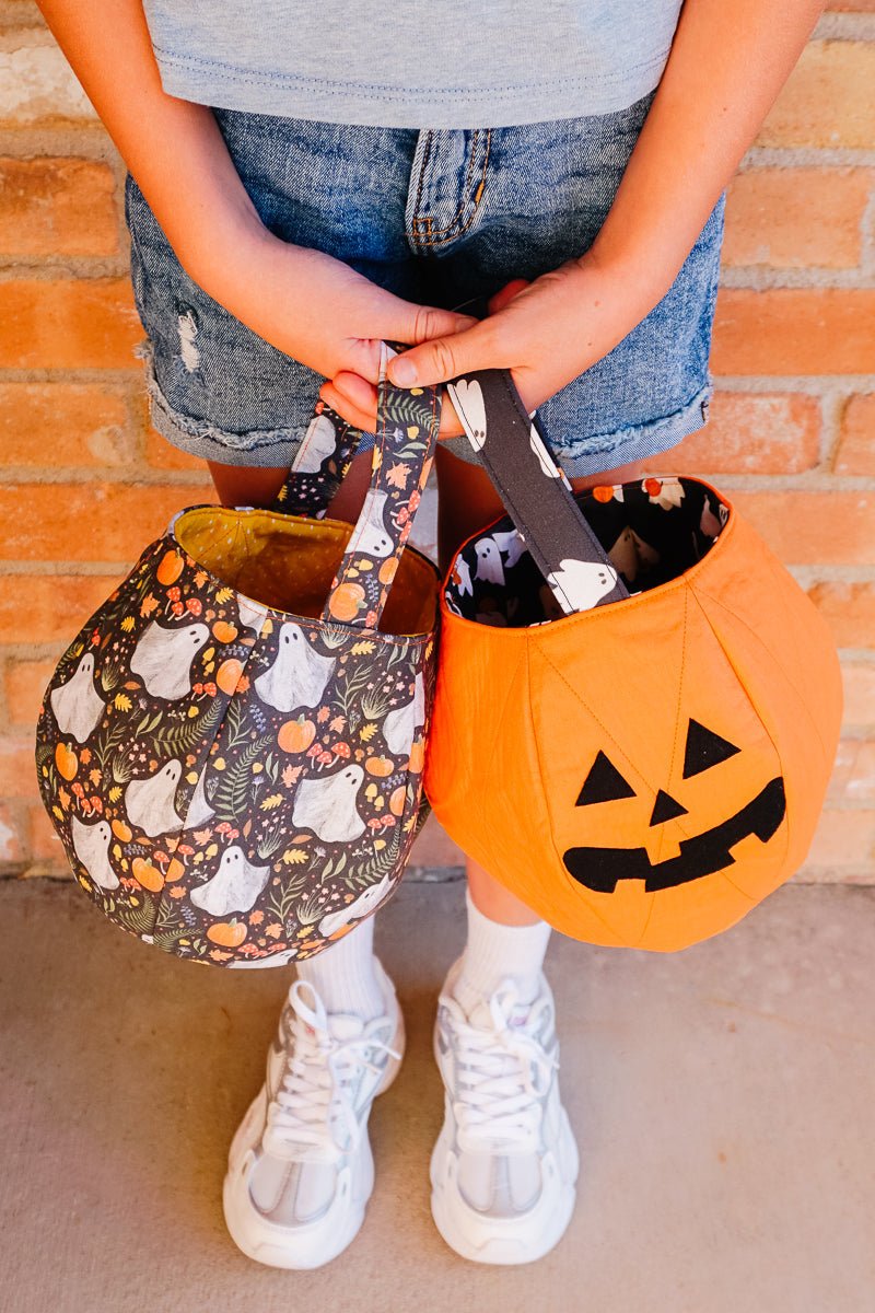 Trick or Treat Basket Sewing Pattern - PDF PATTERN - homesewn