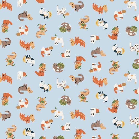 Tropical Cats - Plume - Night Swim - homesewn