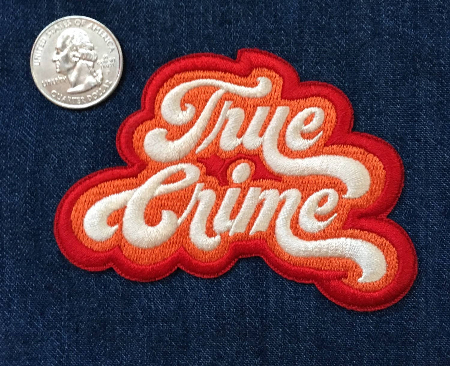 True Crime - Iron On Patch - homesewn