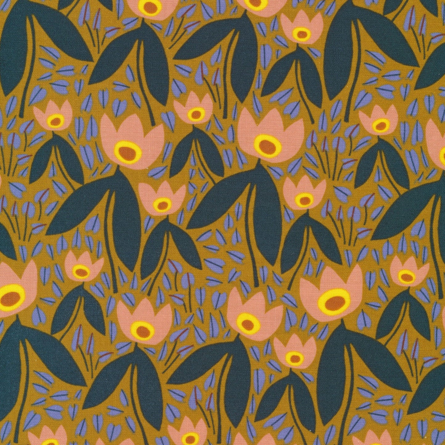 Two Tulips ORGANIC - Furrow - homesewn