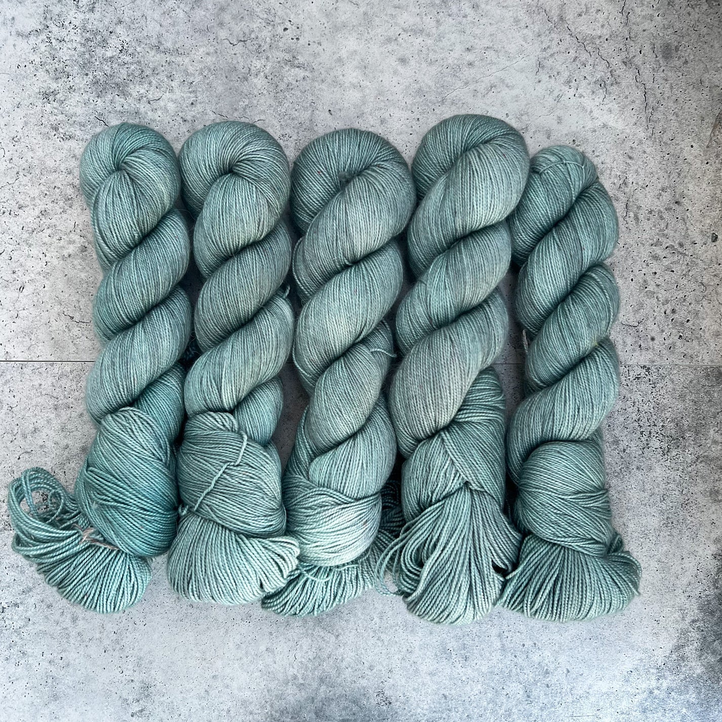 Uncle Mulberry Worsted - 85% 19.5 micron Merino/15% Mulberry Silk - homesewn