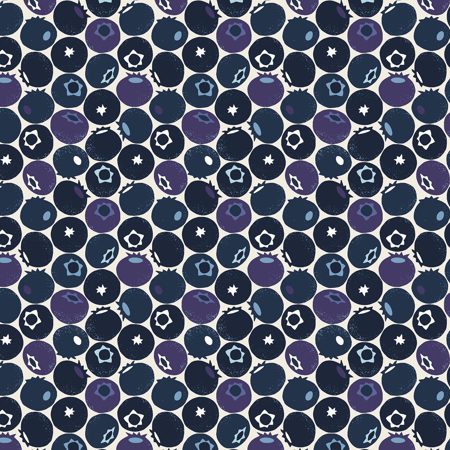 Under The Apple Tree - Blueberry - Blueberry Hill Fabric - homesewn