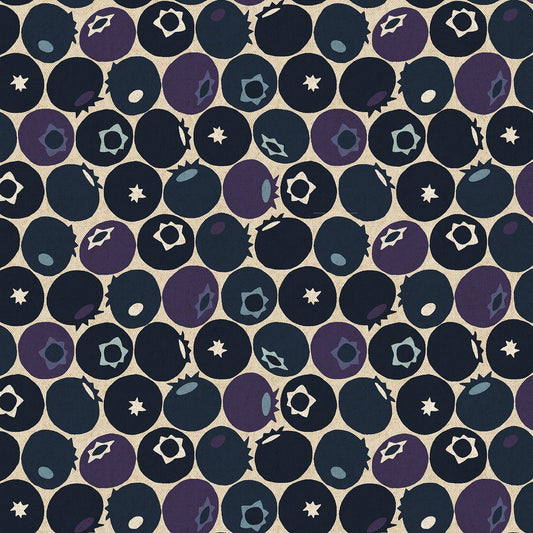 Under The Apple Tree - Blueberry CANVAS - Blueberry Hill Fabric - homesewn