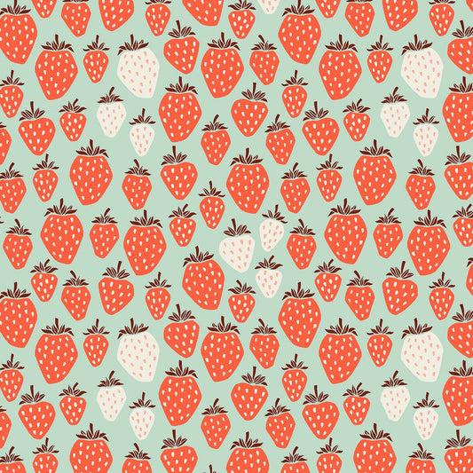 Under The Apple Tree - Queen Of Berries - Summer's Day Fabric - homesewn