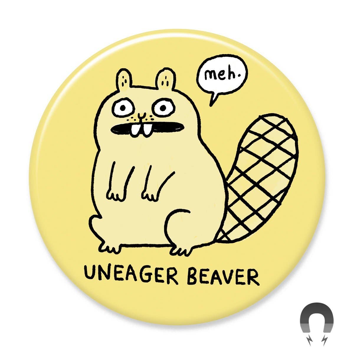 Uneager Beaver Big Magnet - homesewn