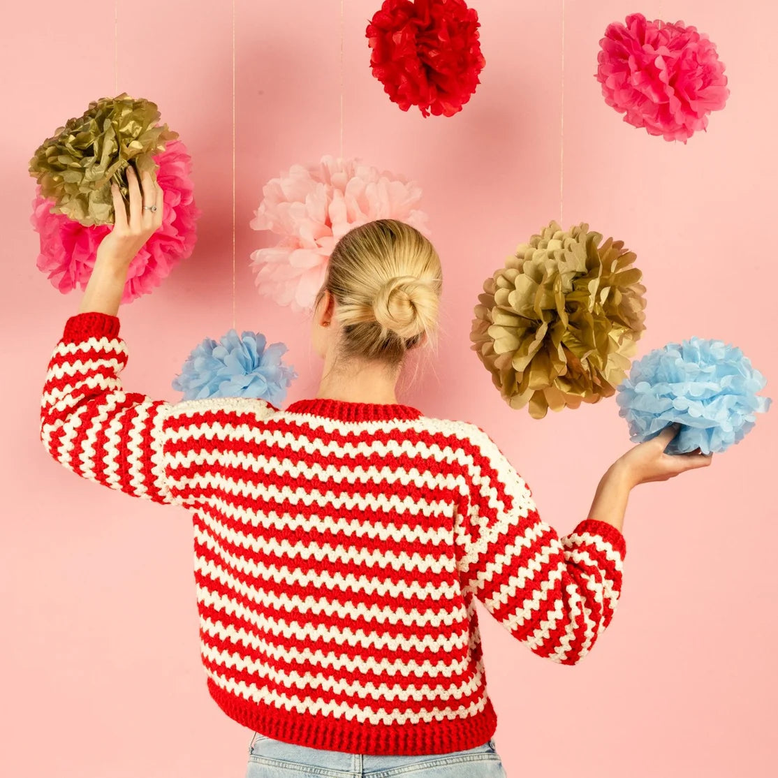 Crochet Class: Candy Cane Sweater