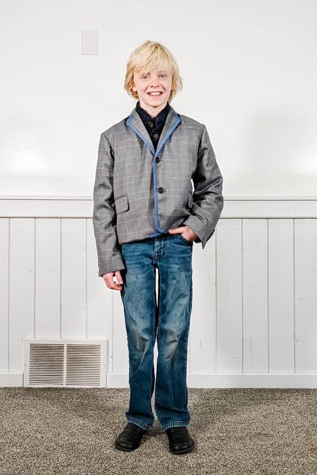 Upcycled Blazer Sewing Pattern - PDF PATTERN - homesewn