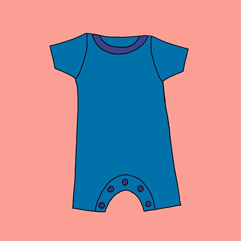 Upcycled T-Shirt Romper and Dress Sewing Pattern - PDF PATTERN - homesewn