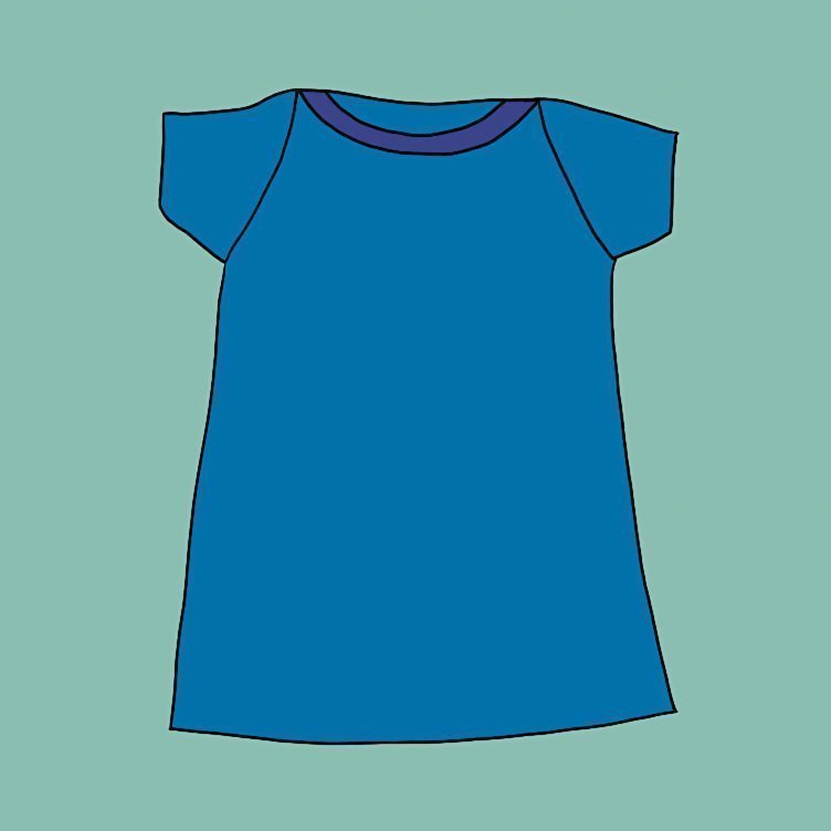 Upcycled T-Shirt Romper and Dress Sewing Pattern - PDF PATTERN - homesewn