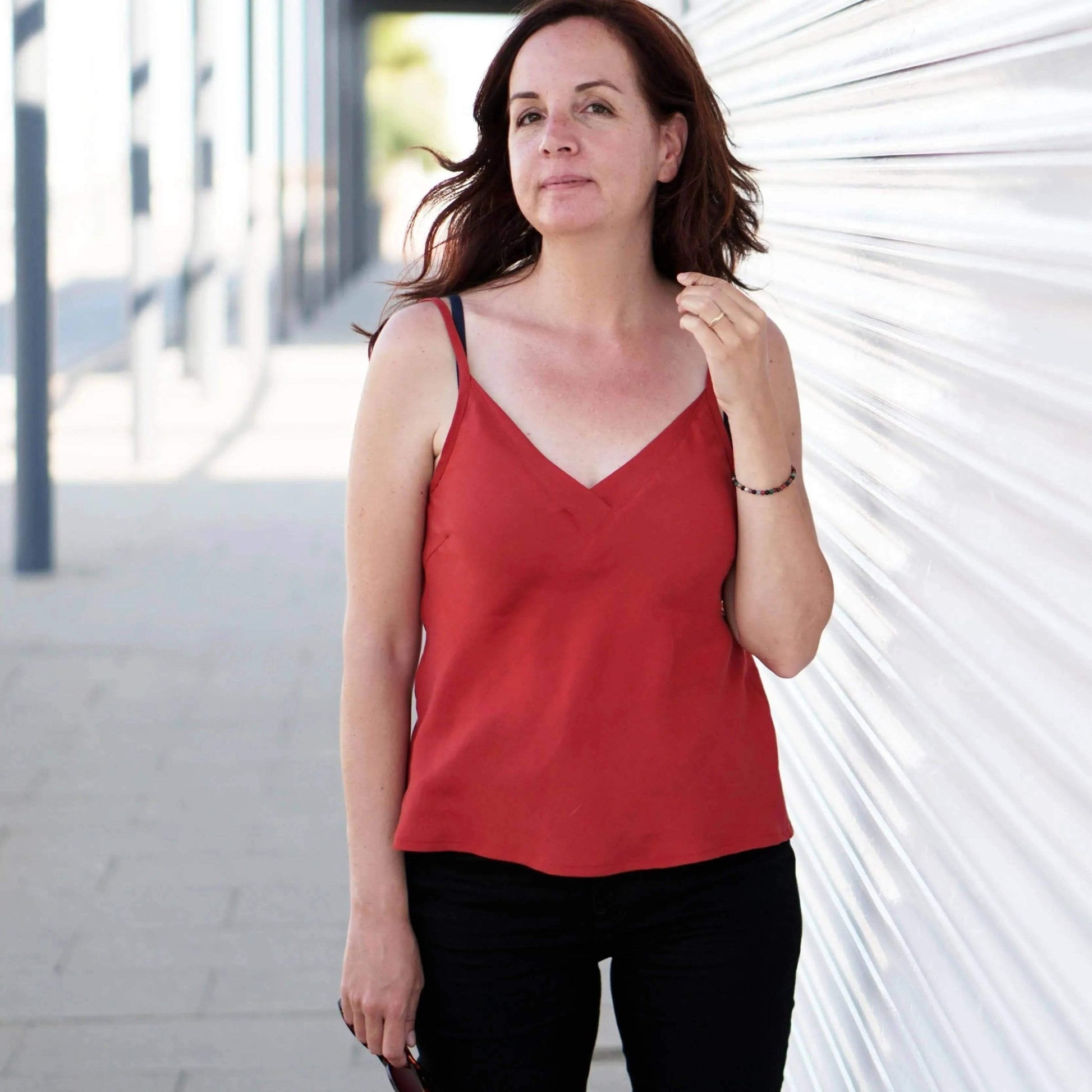 V-neck Camisole sewing pattern PDF DOWNLOAD - homesewn