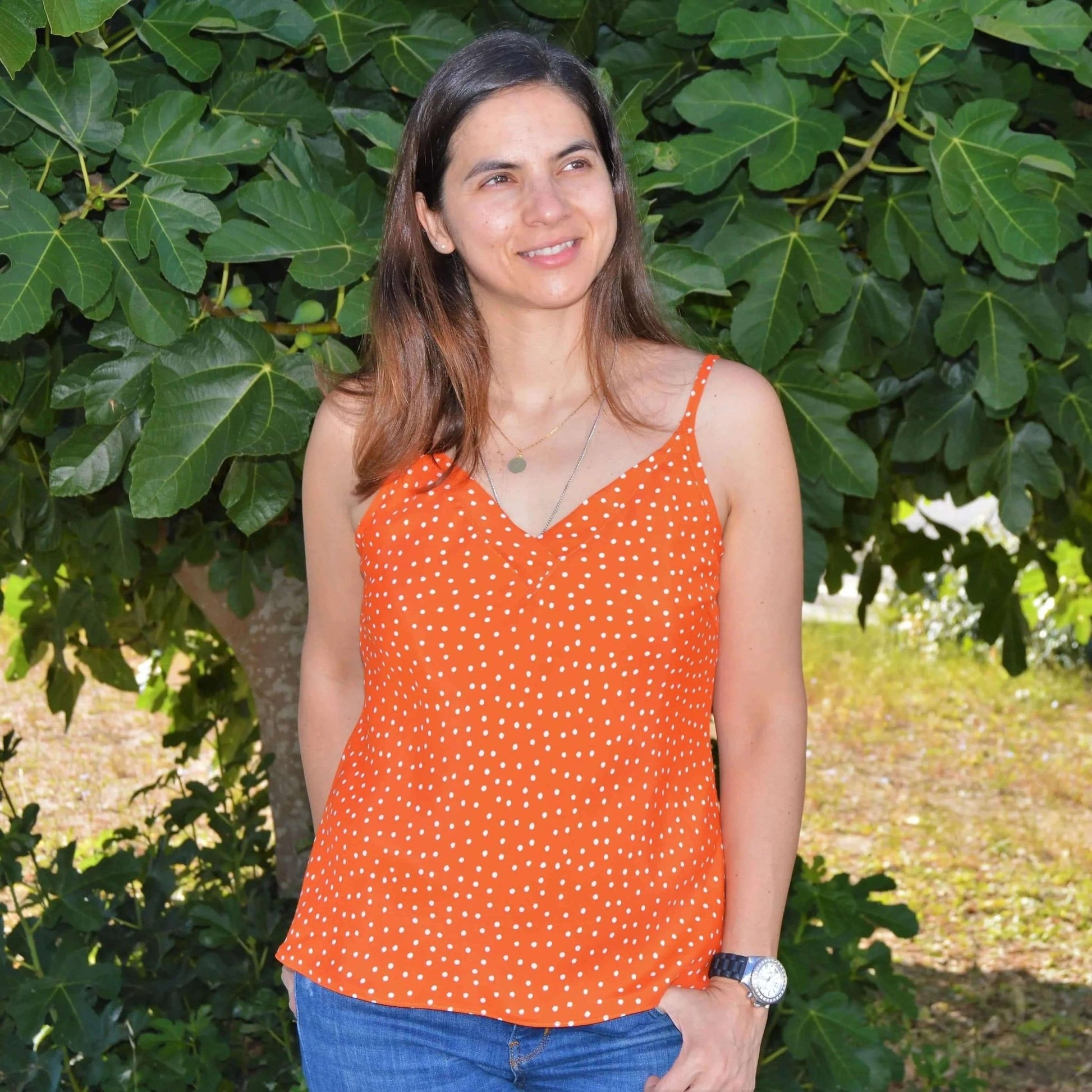 V-neck Camisole sewing pattern PDF DOWNLOAD - homesewn