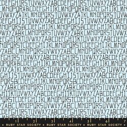 Memento Alphabet in Ethereal RS8002-13 - Ruby Star Society