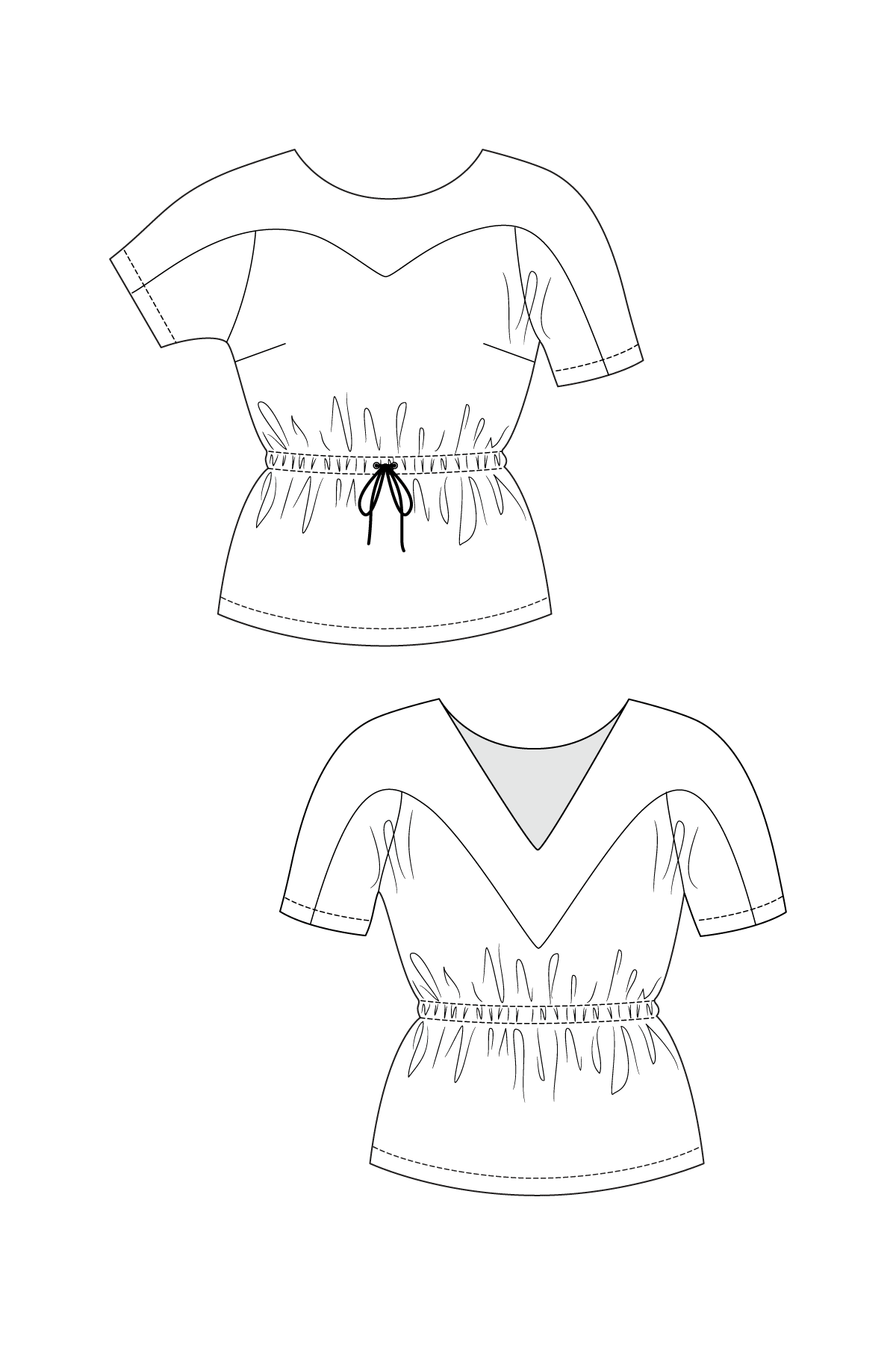 VALO dress & top - PDF PATTERN - homesewn