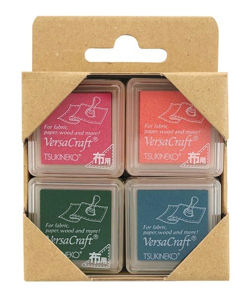 VersaCraft Ink Pad Set of 4 Colors - homesewn