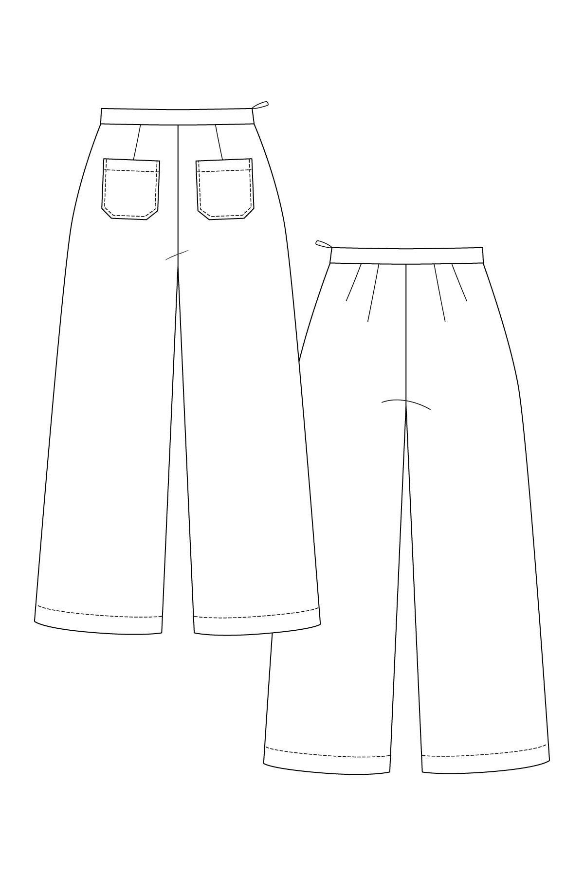 VERSO trousers & shorts - PDF PATTERN - homesewn
