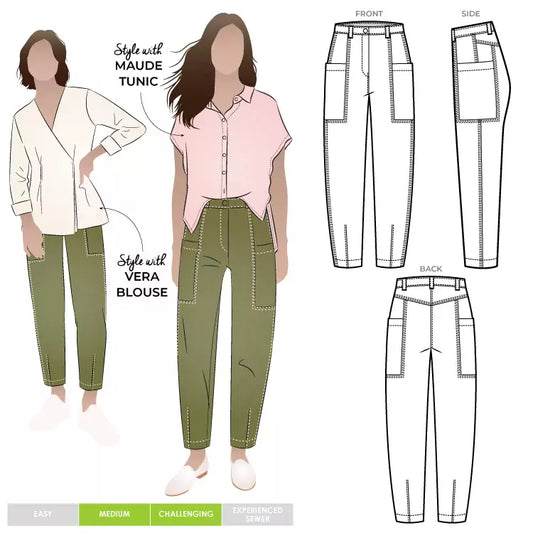 Victor Woven Jean - Paper Sewing Pattern - Style Arc