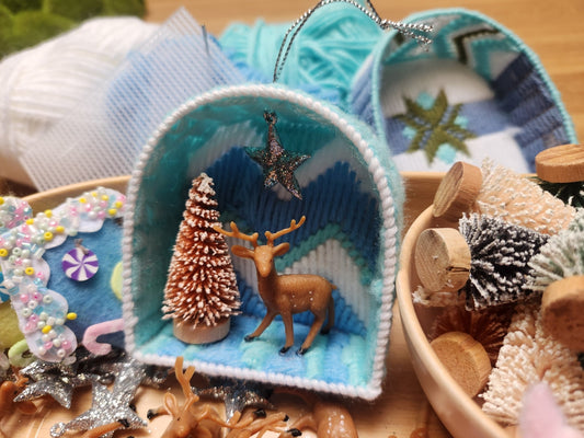 Vintage Inspired Bargello Ornament with Nimble Craft - homesewn