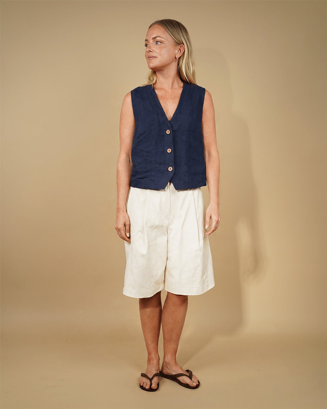 Waistcoat top sewing pattern - PDF PATTERN - homesewn