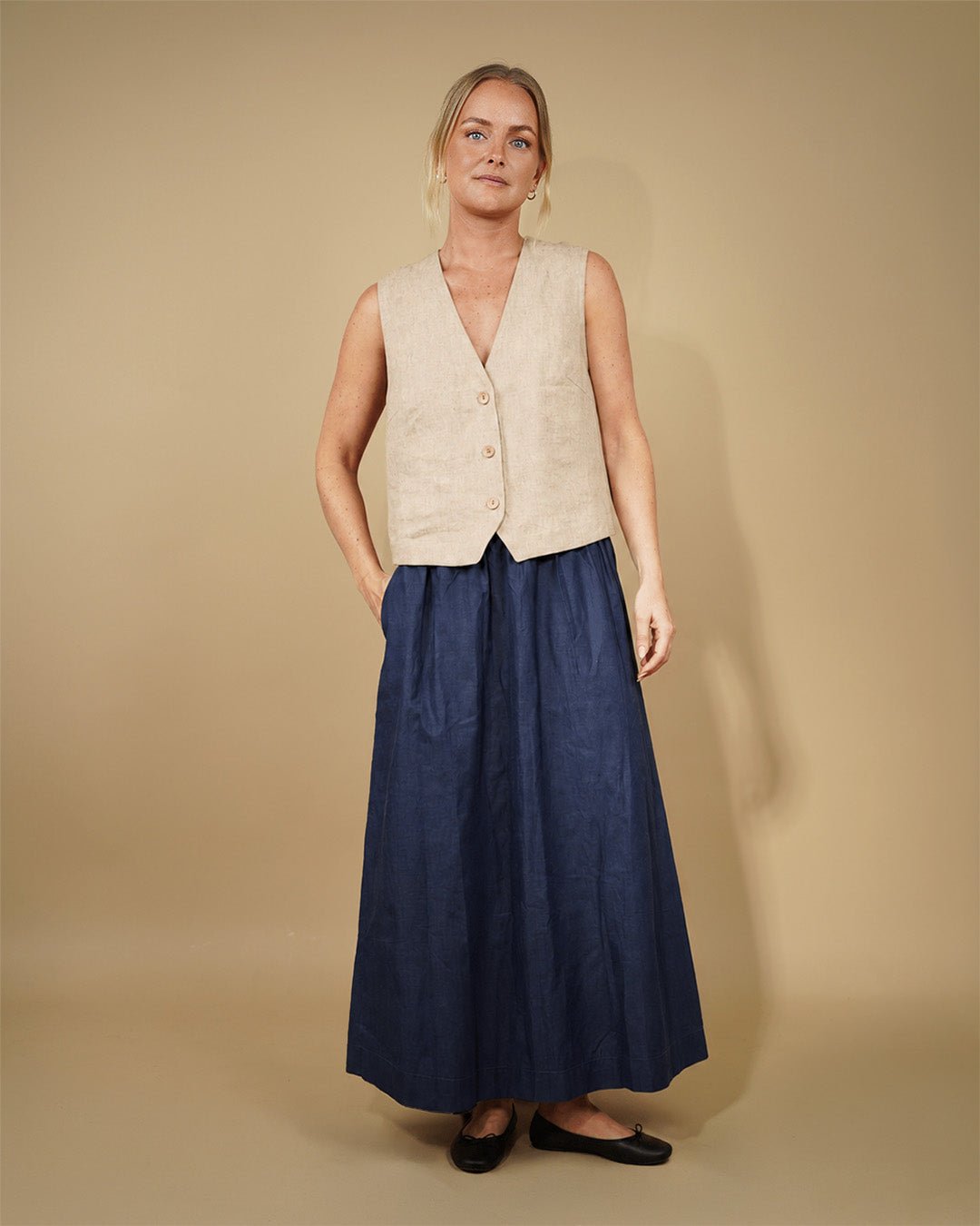 Waistcoat top sewing pattern - PDF PATTERN - homesewn