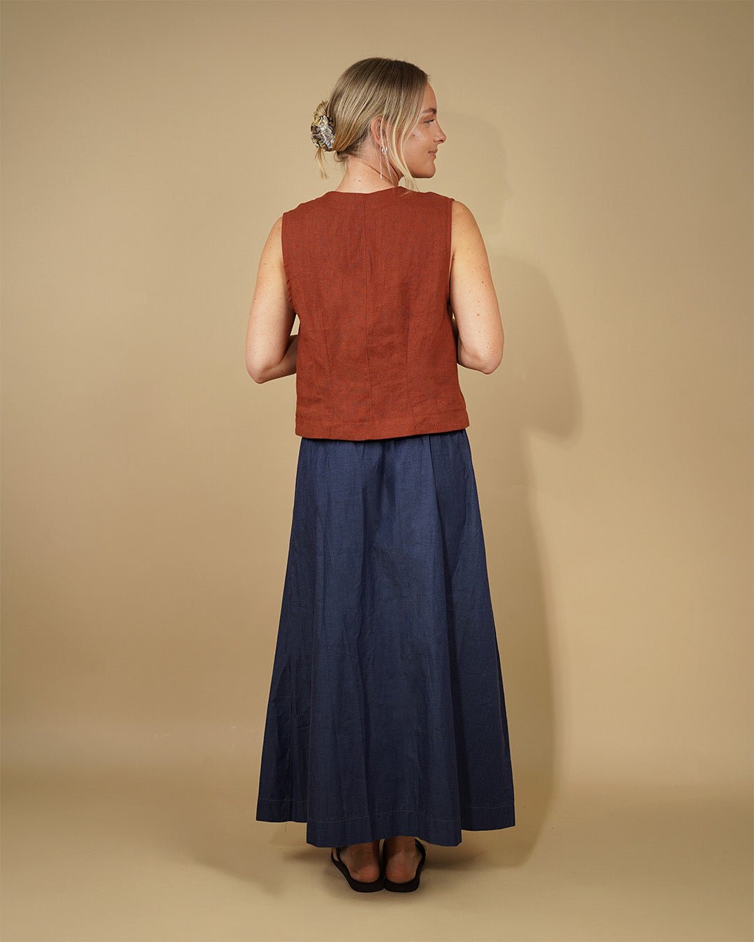 Waistcoat top sewing pattern - PDF PATTERN - homesewn