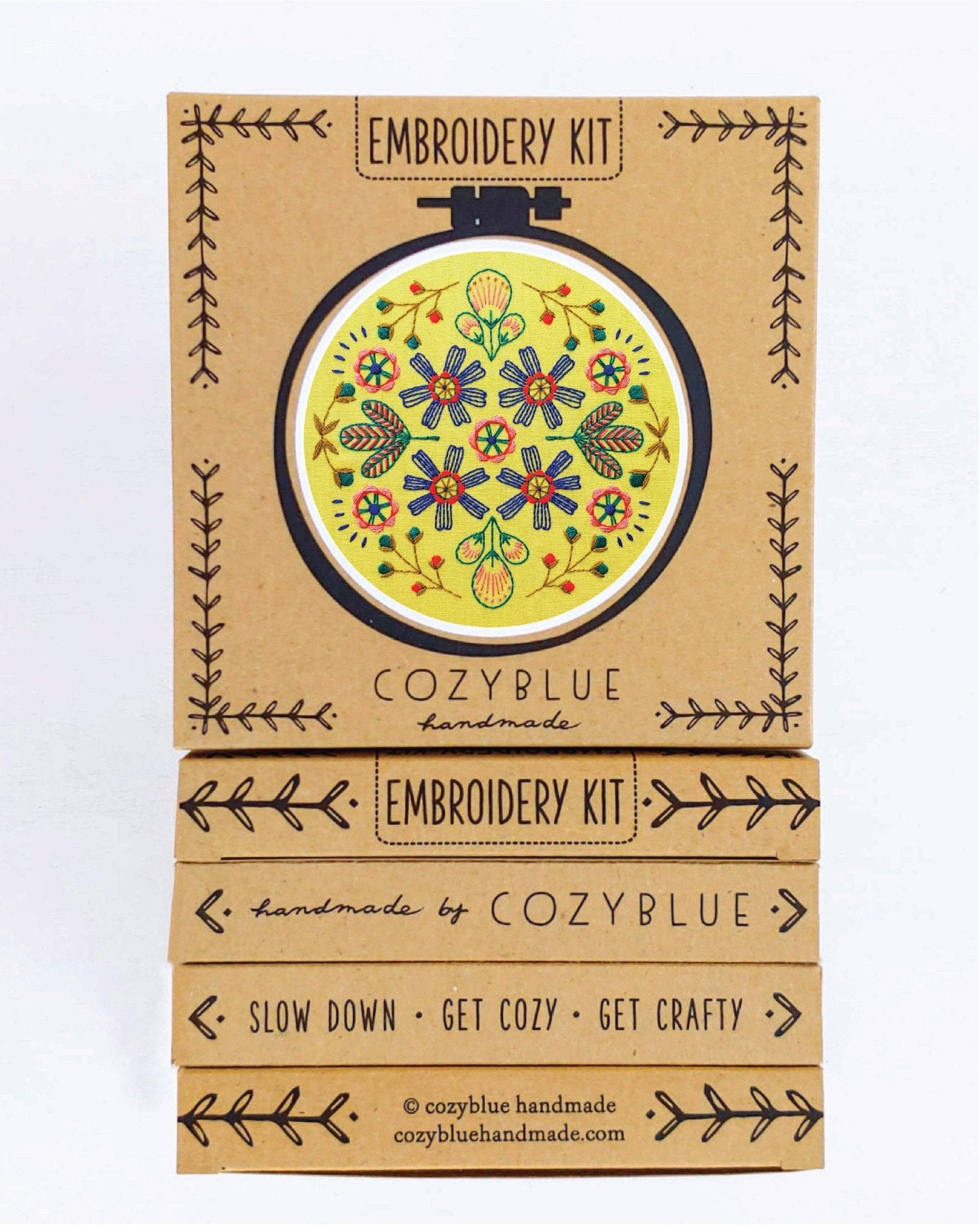 wallflowers embroidery kit - homesewn