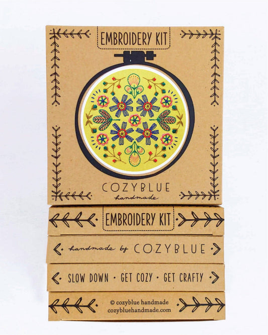 wallflowers embroidery kit - homesewn