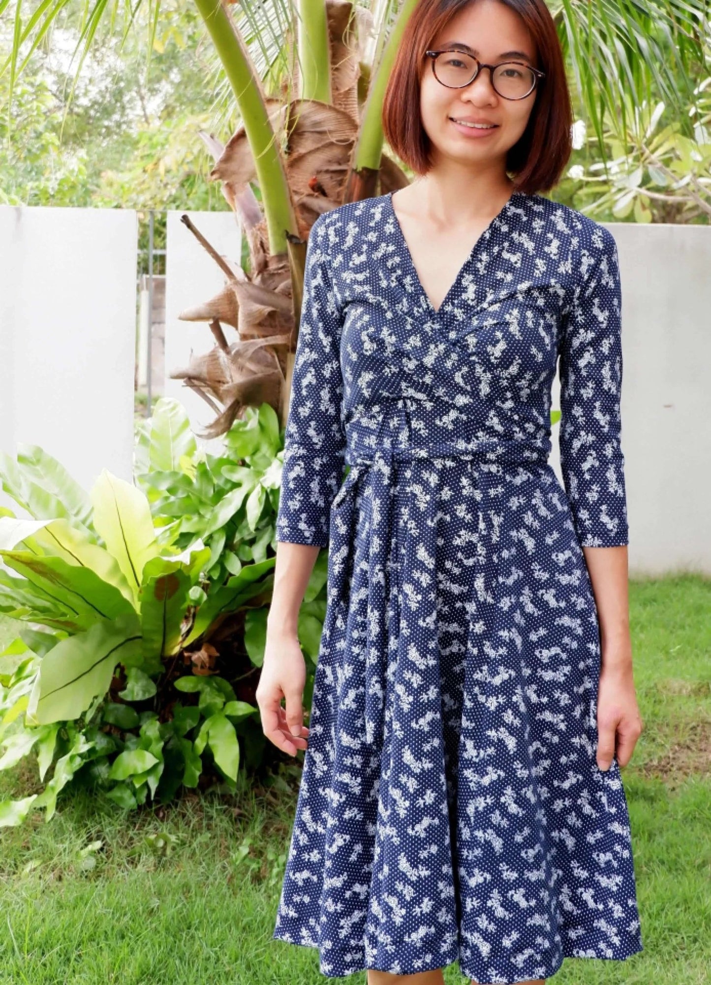 Wanda Wrap Dress Pattern PDF DOWNLOAD - homesewn