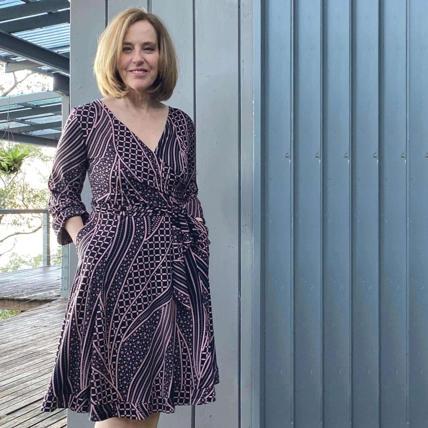 Wanda Wrap Dress Pattern PDF DOWNLOAD - homesewn