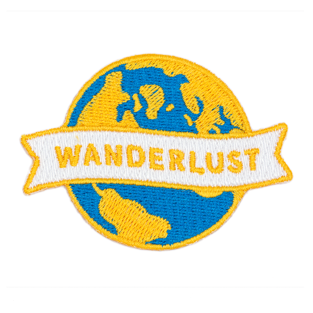Wanderlust Embroidered Iron - On Patch - homesewn