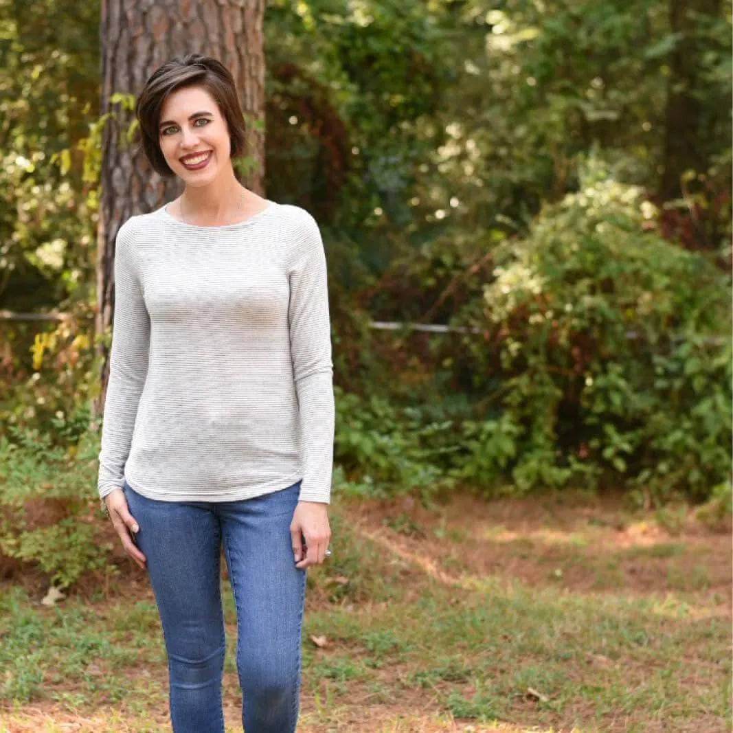 Wardrobe Builder T-shirt sewing pattern PDF DOWNLOAD - homesewn