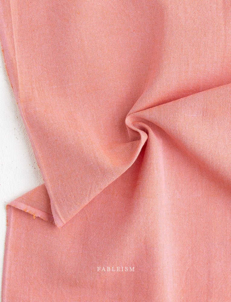 Watercolor Wovens in Bubblegum - homesewn