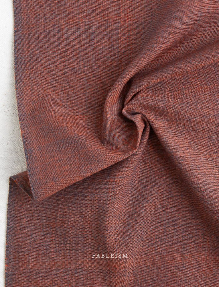 Watercolor Wovens in Magma - homesewn