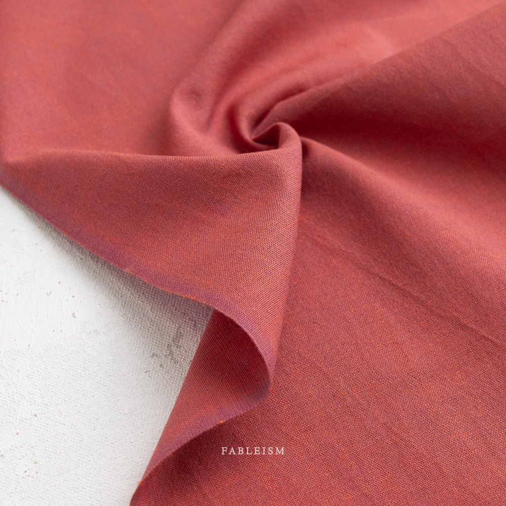 Watercolor Wovens in Red Pear - homesewn