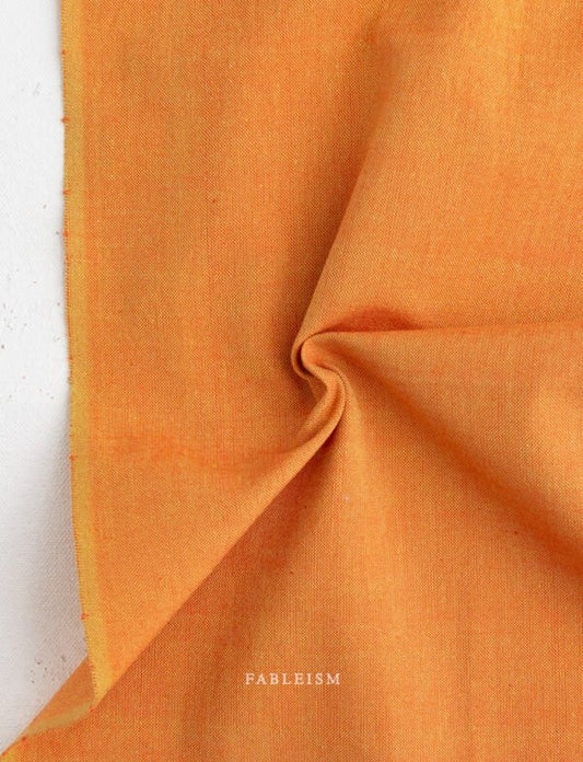 Watercolor Wovens in Saffron - homesewn