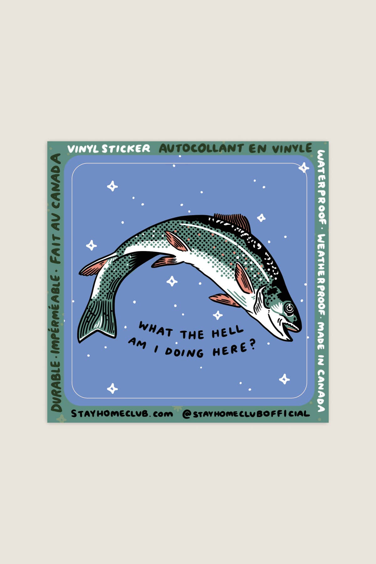 What The Hell Sticker | Waterproof Vinyl Sticker - homesewn