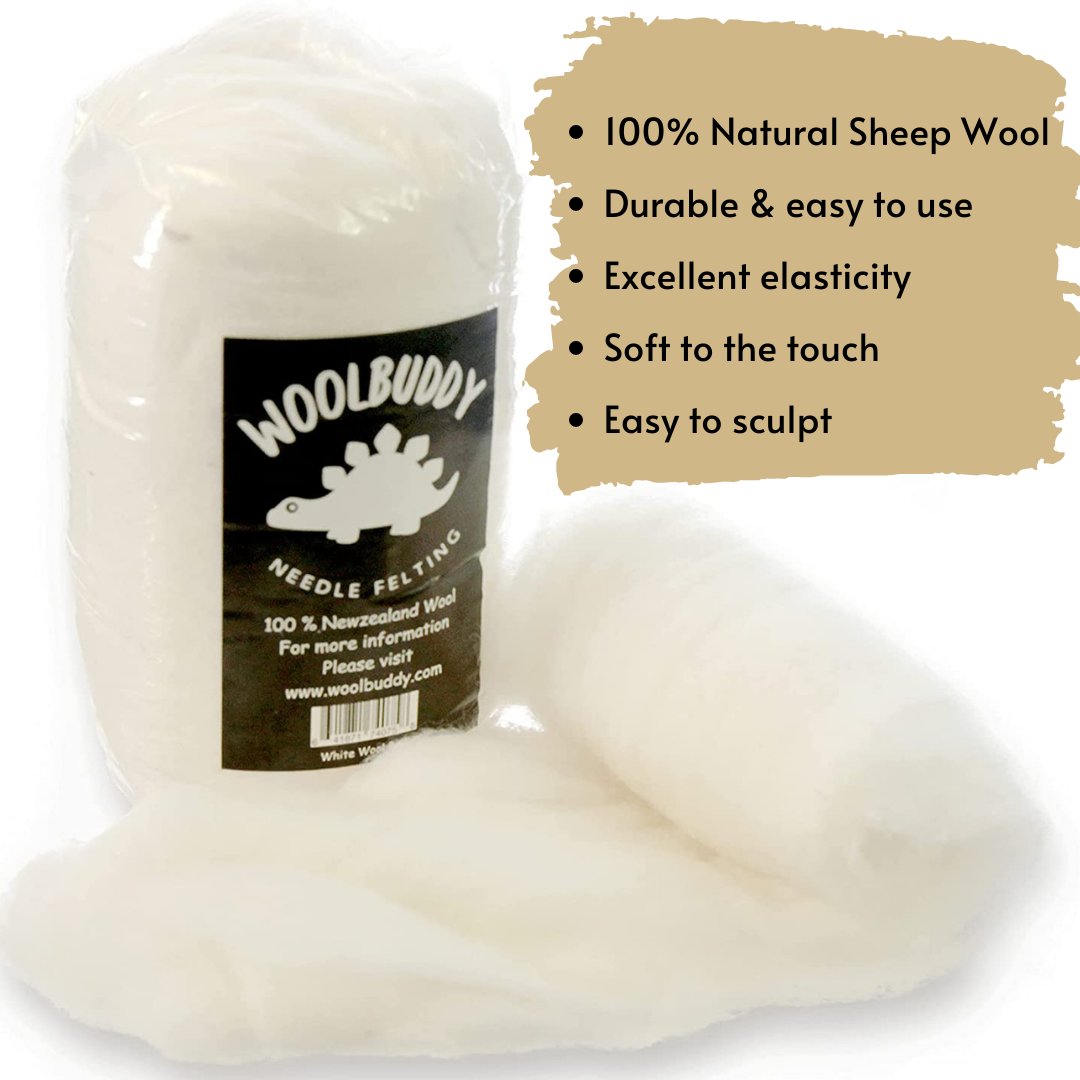 White Core Wool 1 lb - homesewn