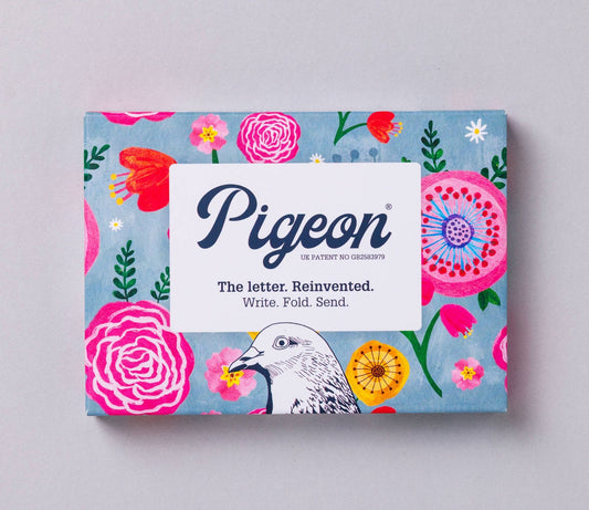 Wildflower Pigeon, Floral Letter Pack - Pack of 6 Letters - homesewn