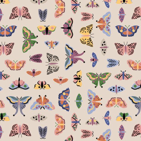 Wing Study ORGANIC - Fern Grove QUILTING COTTON fabric - homesewn