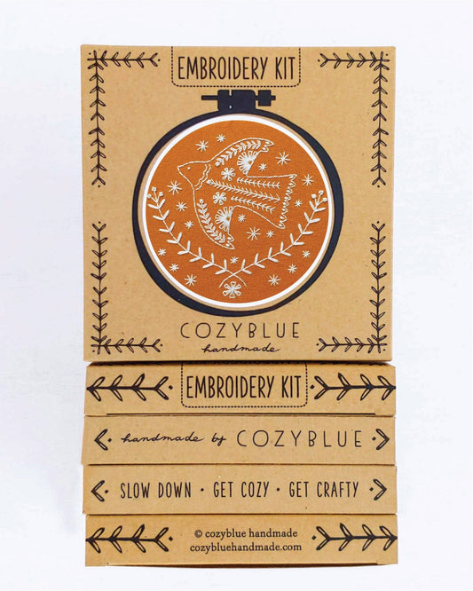 Wintersong embroidery kit - homesewn