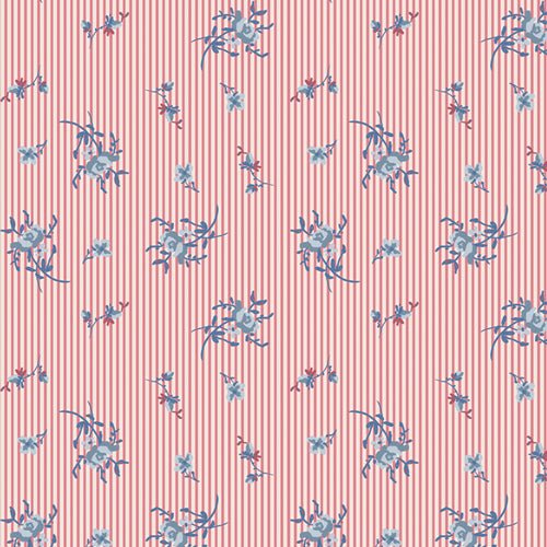 Wistful Garden - Rose - Fairview Avenue - QUILTING COTTON/POPLIN - homesewn