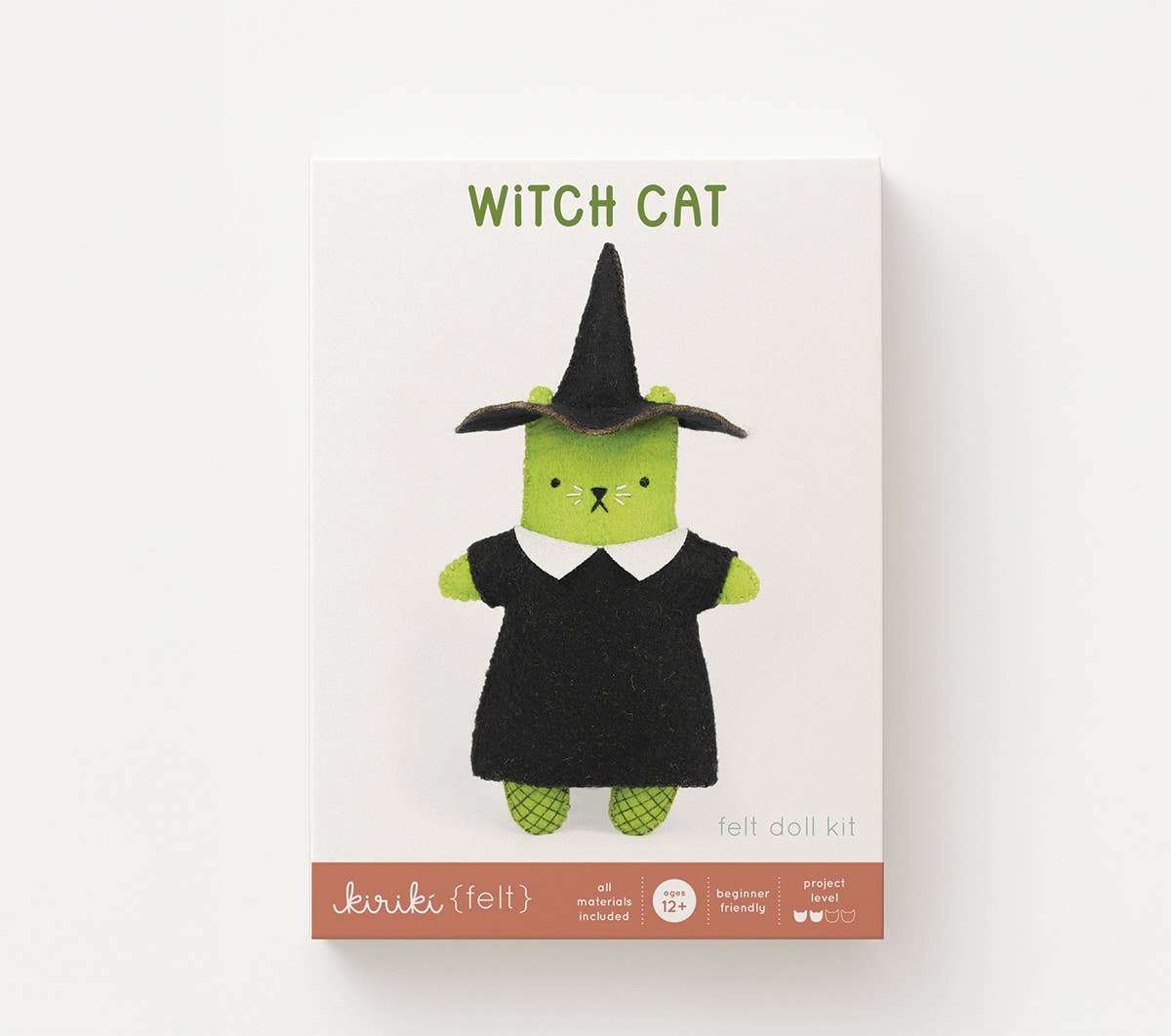 Witch Cat Felt Doll Kit - homesewn