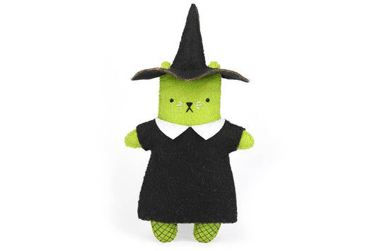 Witch Cat Felt Doll Kit - homesewn