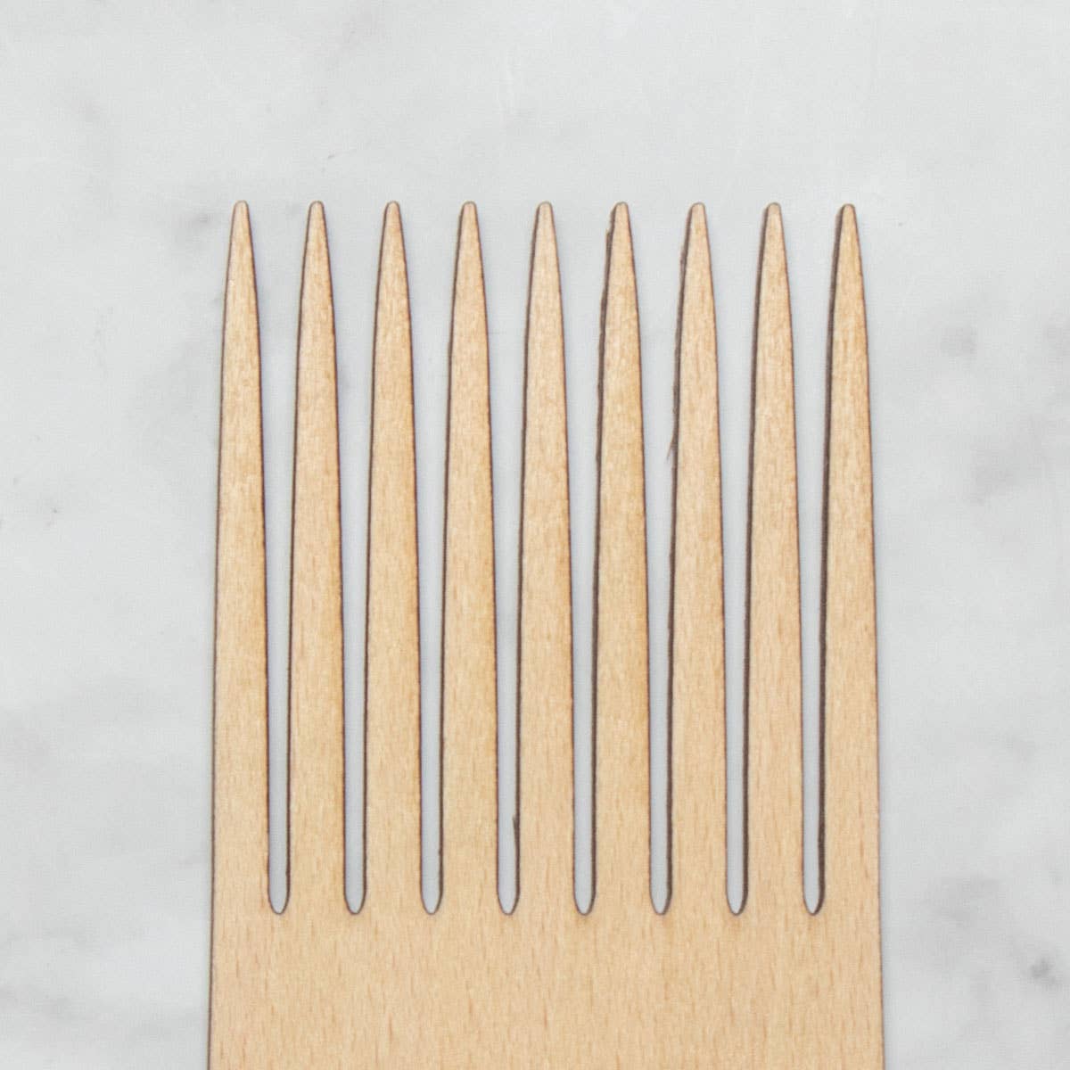 Wooden Weaving Comb - WE ARE KNITTERS - homesewn