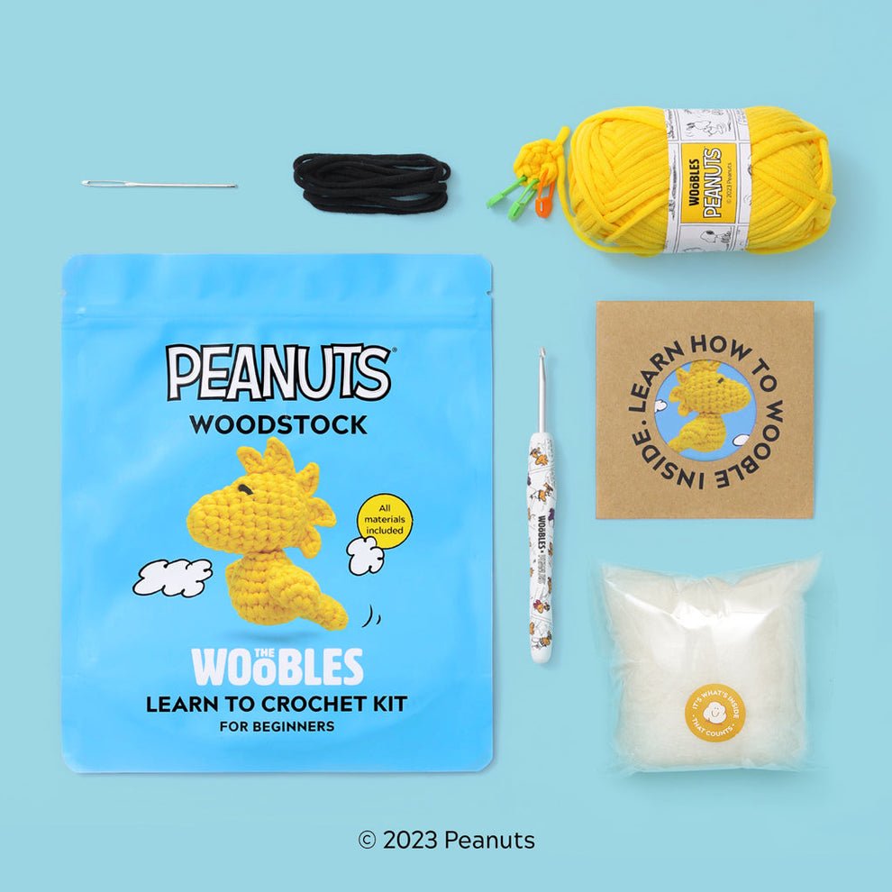 Woodstock Kit - Woobles Crochet Kit - homesewn