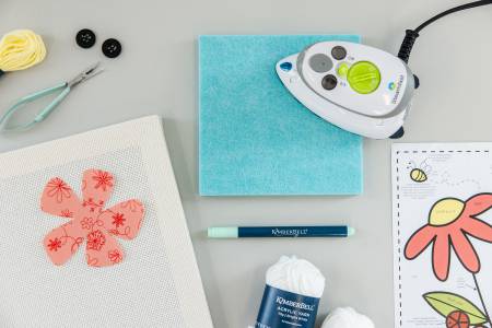 Wool Mat 6" square - homesewn